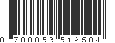 UPC 700053512504