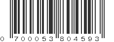 UPC 700053804593