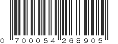 UPC 700054268905