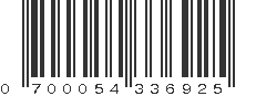 UPC 700054336925