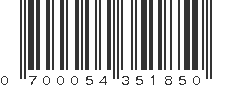 UPC 700054351850