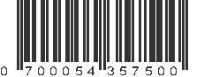 UPC 700054357500