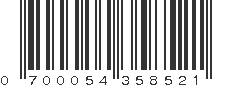 UPC 700054358521