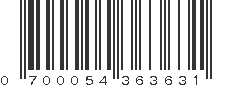 UPC 700054363631