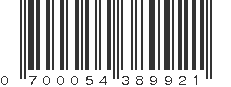 UPC 700054389921