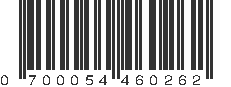 UPC 700054460262