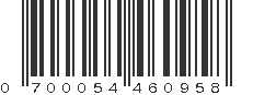 UPC 700054460958