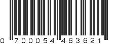 UPC 700054463621