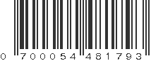 UPC 700054481793