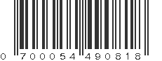 UPC 700054490818