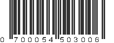 UPC 700054503006