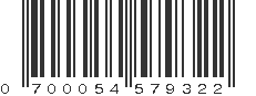 UPC 700054579322