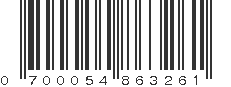 UPC 700054863261