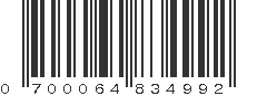 UPC 700064834992