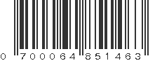 UPC 700064851463