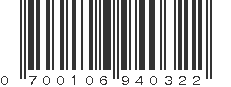 UPC 700106940322