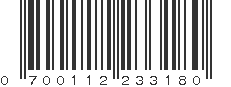 UPC 700112233180