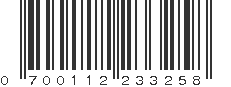 UPC 700112233258