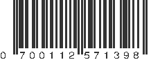 UPC 700112571398