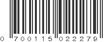 UPC 700115022279