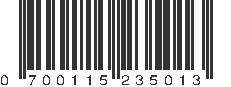 UPC 700115235013