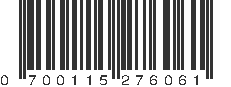 UPC 700115276061