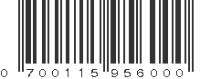 UPC 700115956000