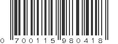 UPC 700115980418