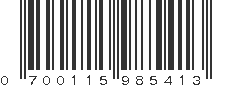 UPC 700115985413