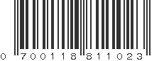 UPC 700118811023