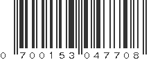 UPC 700153047708