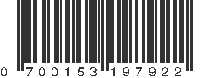 UPC 700153197922