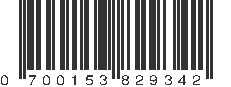 UPC 700153829342