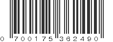 UPC 700175362490