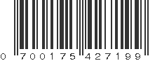 UPC 700175427199