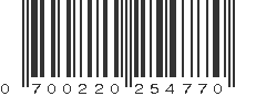 UPC 700220254770