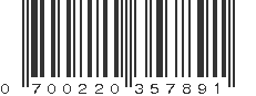 UPC 700220357891