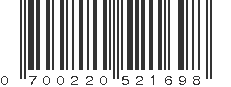 UPC 700220521698