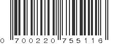 UPC 700220755116