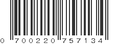 UPC 700220757134