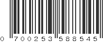 UPC 700253588545