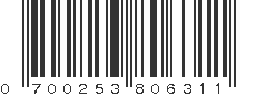 UPC 700253806311