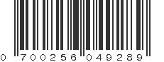 UPC 700256049289