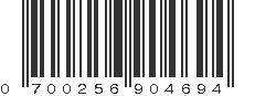 UPC 700256904694