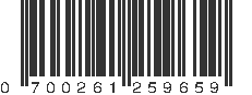 UPC 700261259659