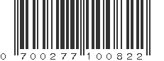 UPC 700277100822