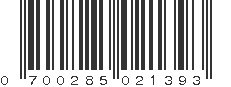 UPC 700285021393