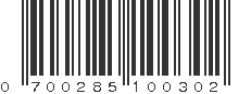 UPC 700285100302