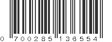 UPC 700285136554