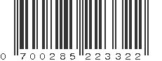 UPC 700285223322